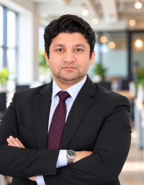 Confident Executive in a Modern Office
