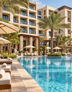 Elegant UAE Resort with Pristine Pool