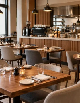 Welcoming Restaurant and Café Interior